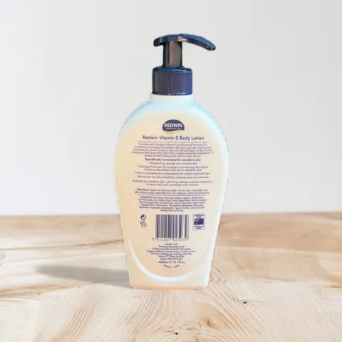 Lotion Dưỡng Da Redwin Sensitive Skin 400ml - Chứa Vitamin E và Dầu Hoa Anh Thảo, Sản Phẩm Chăm Sóc Cơ Thể từ Úc