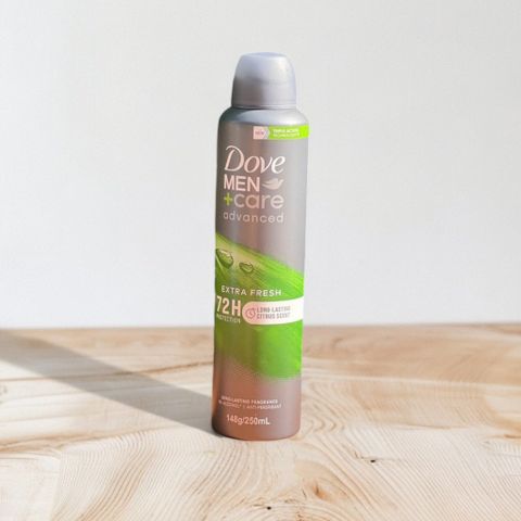 Xịt khử mùi, xịt body cho nam Dove Men Care Extra Fresh 72h Long Lasting Citrus Scent 250ml