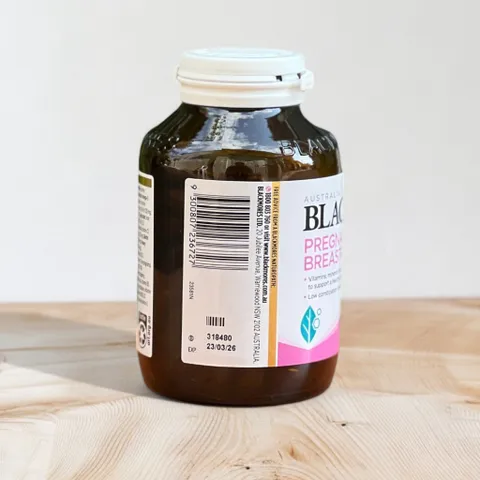 Viên Uống Bổ Sung Vitamin Cho Bầu Blackmores Pregnancy & Breast Feeding Gold 120 Viên - Dinh Dưỡng An Toàn Dành Cho Mẹ Bầu
