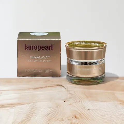 Kem trắng da ngăn nám Lanopearl Himalaya Herbal Whitening 50ml - Chăm sóc da mặt, sản phẩm từ thiên nhiên, chất lượng cao