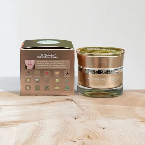 Kem trắng da ngăn nám Lanopearl Himalaya Herbal Whitening 50ml - Chăm sóc da mặt, sản phẩm từ thiên nhiên, chất lượng cao