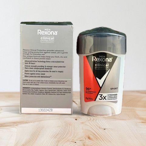 Lăn Khử Mùi Rexona Men Clinical Protection Deodorant Sport 48g - Khử Mùi Hiệu Quả, Đặc Biệt Dành Cho Nam Giới