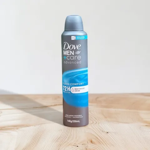 Xịt khử mùi nam Dove Men + Care Clear Comfort Anti Iritation 48H powerful protection 254ml