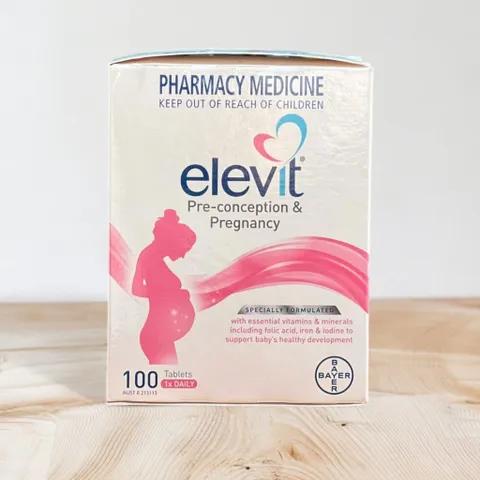 Viên uống bổ sung vitamin Elevit Pre-Conception & Pregnancy 100 viên - Hỗ trợ sức khỏe mẹ bầu và thai nhi