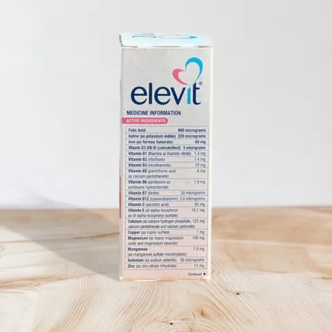 Viên uống bổ sung vitamin Elevit Pre-Conception & Pregnancy 100 viên - Hỗ trợ sức khỏe mẹ bầu và thai nhi