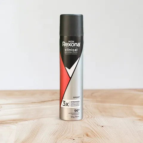 Xịt khử mùi cho nam Rexona Clinical Protection Sport 96H 180ml