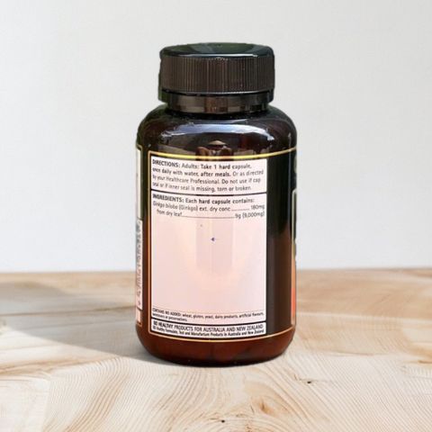 Viên uống bổ não Go Ginkgo 9000 - Tăng cường trí nhớ tự nhiên, 60 viên chất lượng từ Go Healthy
