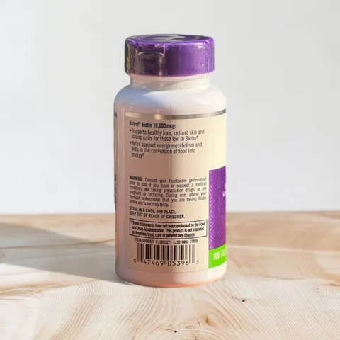 Viên uống hỗ trợ mọc tóc Natrol Biotin Beauty 100 viên