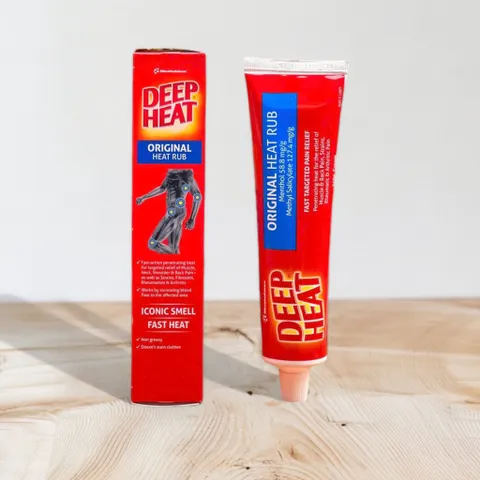 Dầu xoa bóp Mentholatum Deep Heat 140g - Tinh chất menthol giúp giảm đau cơ bắp, phục hồi sức khỏe hiệu quả
