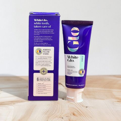 Kem đánh răng Glo White Glo whitening toothpaste 115g 297625