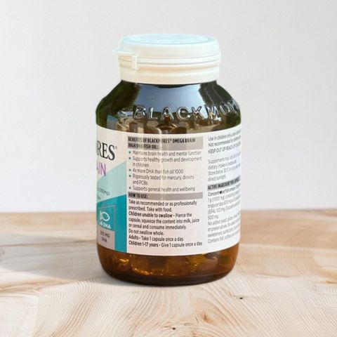 Viên bổ não Blackmores Omega Brain High DHA Fish Oil 60 viên