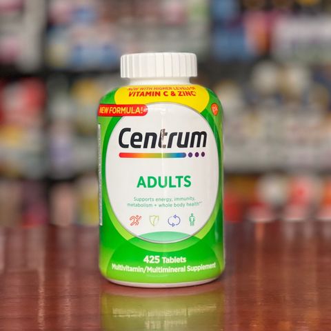 Viên uống tổng hợp Centrum adults multivitamin dưới 50 tuổi 425 viên