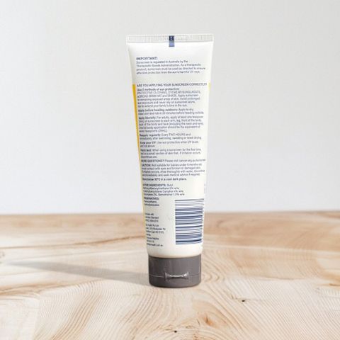 Tuýp kem chống nắng Cancer Council Active Sunscreen SPF 50+ 110ml