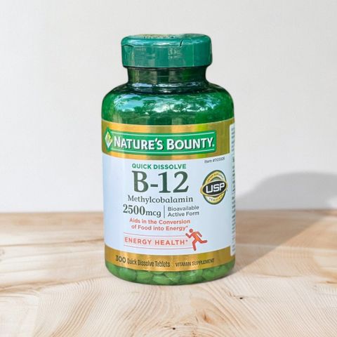 Viên uống bổ sung vitamin B12 Nature’s bounty 300 viên