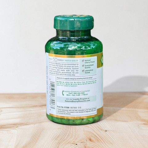Viên uống bổ sung vitamin B12 Nature’s bounty 300 viên