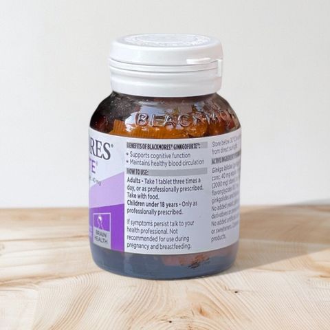 Viên uống bổ não Ginkgo forte 2000mg Blackmores 80 viên
