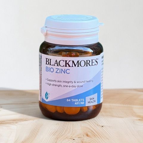 Viên uống bổ sung kẽm Bio zinc blackmores 84 viên