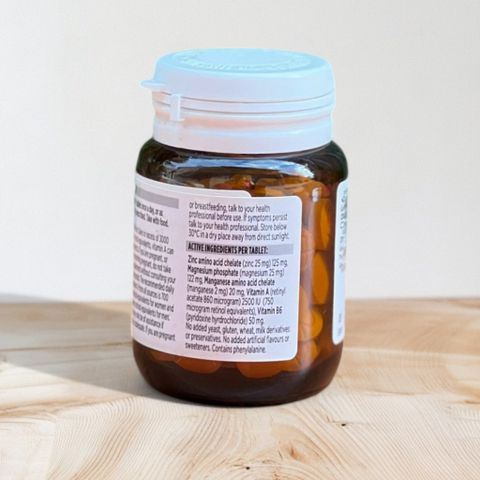 Viên uống bổ sung kẽm Bio zinc blackmores 84 viên