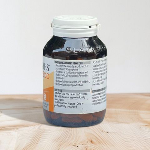 Viên uống bổ sung Vitamin C 500 Blackmores 120 viên