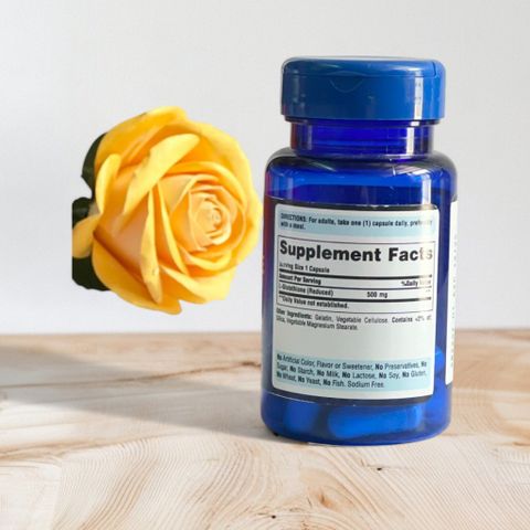 Viên uống trắng da L-Glutathione 500mg Puritan’s Pride 30 viên