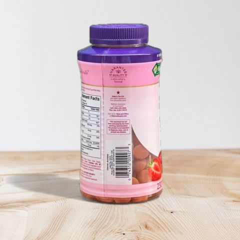 Kẹo Dẻo Hỗ Trợ Mọc Tóc Hair Skin Nails Nature's Bounty 6000mcg - Ngăn Rụng Tóc, Chăm Sóc Tóc và Móng 230 Viên