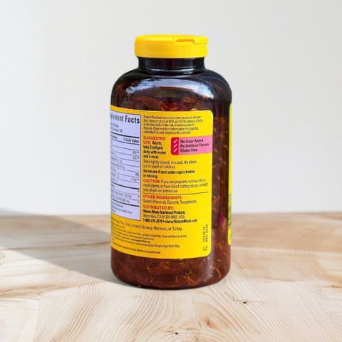 Dầu cá Fish Oil 1200mg Omega 3 300 viên Nature Made - Vitamin tổng hợp cao cấp, hỗ trợ sức khỏe tim mạch và não bộ