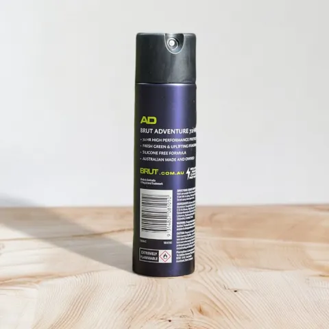 Xịt khử mùi cho nam Brut Adventure 72Hr Earth Anti Perspirant 130g