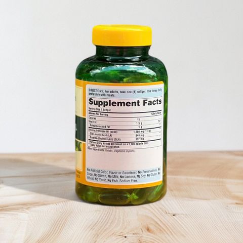Viên uống tinh dầu hoa anh thảo Puritan’s Pride 1300mg 120 viên - Hỗ trợ sức khỏe và làm đẹp từ thiên nhiên