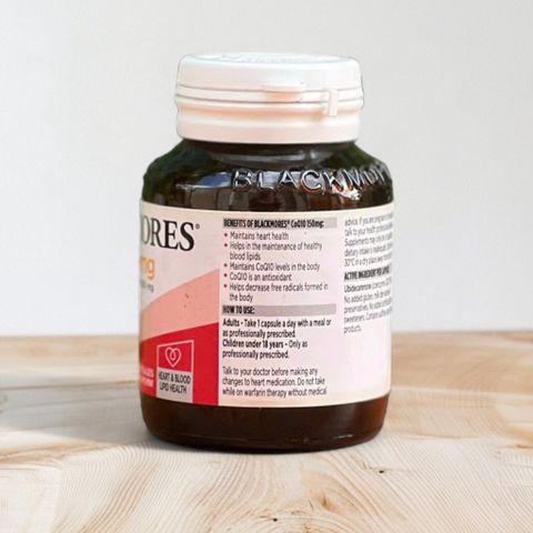 Viên uống bổ trợ tim mạch, phòng đột quỵ CoQ10 150mg Blackmores 30 viên