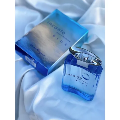 [ ĐÃ MỞ SEAL ĐỂ CHỤP ẢNH ] Nước hoa nam Salvatore Ferragamo Incanto Pour Home Blue EDT 10ẢNH