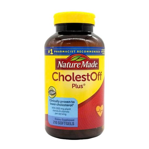 Viên Uống Giảm Cholesterol Nature Made CholestOff Plus - Hỗ Trợ Tim Mạch, 210 Viên, Thực Phẩm Chức Năng Mỹ