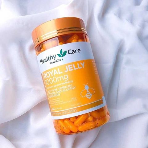 Healthy Care Royal Jelly 1000mg 120 Viên Chính Hãng Úc - Viên Uống Sữa Ong Chúa Tự Nhiên - hỗ trợ sức khỏe 