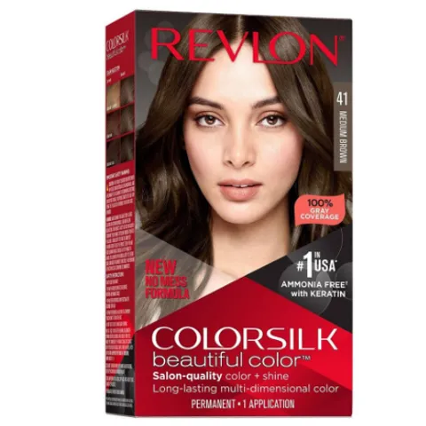 Nhuộm tóc Revlon Colorsilk Medium Brown số 41