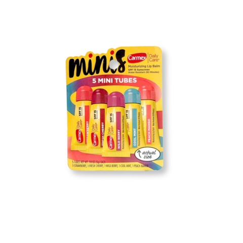 Son dưỡng môi Carmex tuýp Mini 5g hương trái cây dưỡng ẩm chống nắng SPF 15