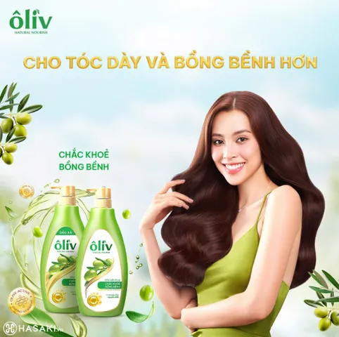 Dầu Gội Oliv Natural Nourish 650ml - Chăm Sóc Tóc Khỏe Mạnh Từ Tinh Dầu Oliu và Thảo Mộc, Phù Hợp Với Mọi Loại Tóc