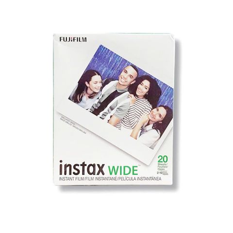 Film Chụp Lấy Liền Fujifilm Instax Wide - Hộp 20 Tấm ISO 800 Siêu Rộng dành cho Máy Ảnh Instax WIDE