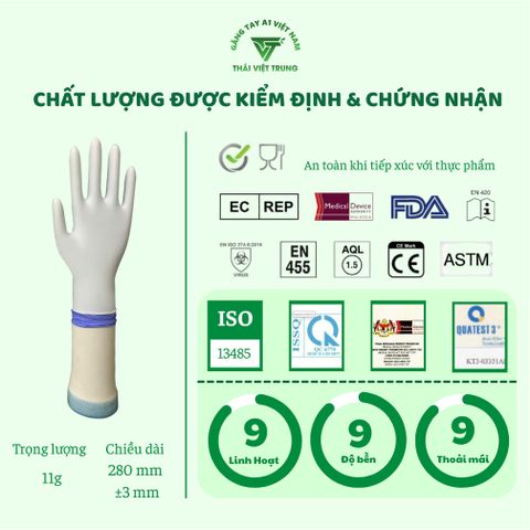 Găng Tay Cao Su Nitrile Đa Năng 2 Lớp A1 - Combo Mua 5 Tặng 2 Đôi, Chống Thấm Nước và Hóa Chất, Sử Dụng Thoải Mái Trong Nhà và Ngoài Trời
