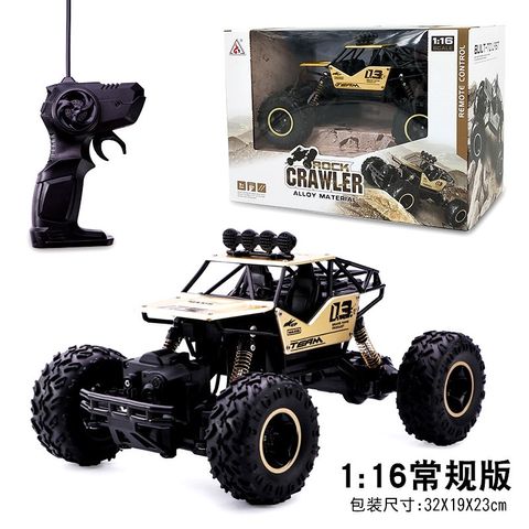 Xe Ô Tô Địa Hình Điều Khiển Từ Xa Rock Crawler 6141 Vỏ Kim Loại - Đồ Chơi Sạc Pin Cho Trẻ Em 6 Tuổi Trở Lên