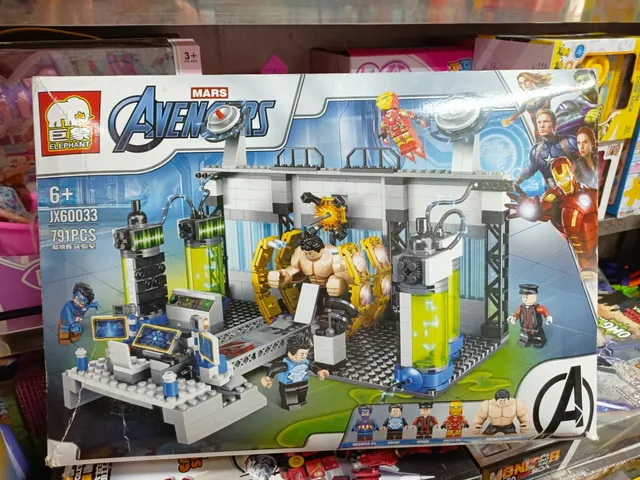 Đồ Chơi Lắp Ráp Siêu Anh Hùng Mars Avengers Elephant JX60033 Có 791 Chi Tiết