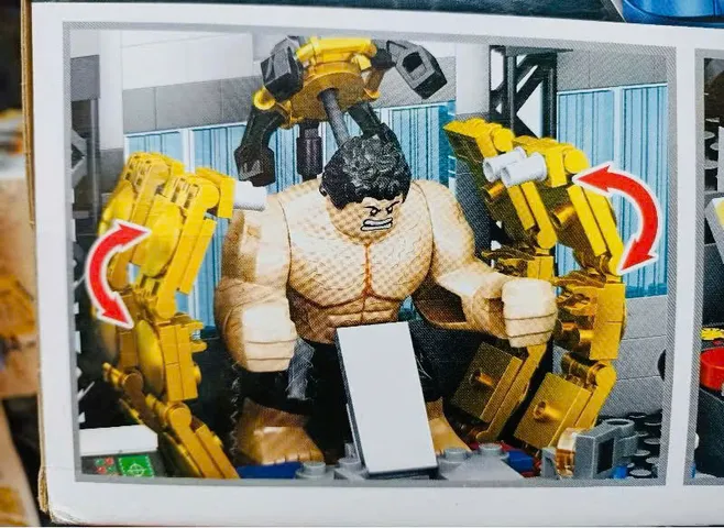 Đồ Chơi Lắp Ráp Siêu Anh Hùng Mars Avengers Elephant JX60033 Có 791 Chi Tiết
