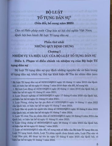 Luật Tố tụng Dân sự 2025 - Cập nhật Quy định Mới và Thay đổi Quan Trọng từ Quốc Hội Việt Nam