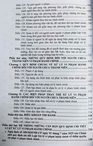 Luật Xử Lý Vi Phạm Hành Chính 2025 - Văn Bản Quy Định Chi Tiết & Biện Pháp Thi Hành Chính Thống Chính Phủ Việt Nam