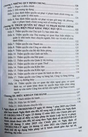 Luật Xử Lý Vi Phạm Hành Chính 2025 - Văn Bản Quy Định Chi Tiết & Biện Pháp Thi Hành Chính Thống Chính Phủ Việt Nam