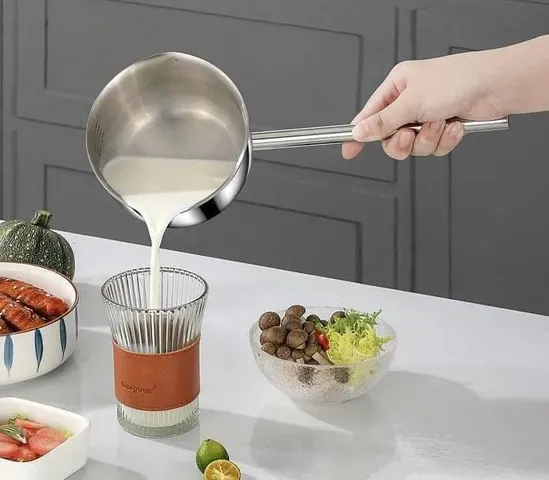 Quánh Gáo Dừa Chockmen 10cm - Thiết Kế Độc Đáo, Đa Năng, Inox Cao Cấp, Phù Hợp Nấu Ăn Nhỏ và Múc Nước, An Toàn Sức Khỏe