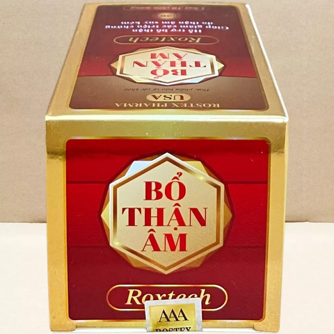 Bổ Thận Âm Roxtech Rostex - Viên Uống Thực Phẩm Chức Năng Hỗ Trợ Cải Thiện Sức Khỏe Thận, Giảm Mệt Mỏi, Tăng Cường Sinh Lực
