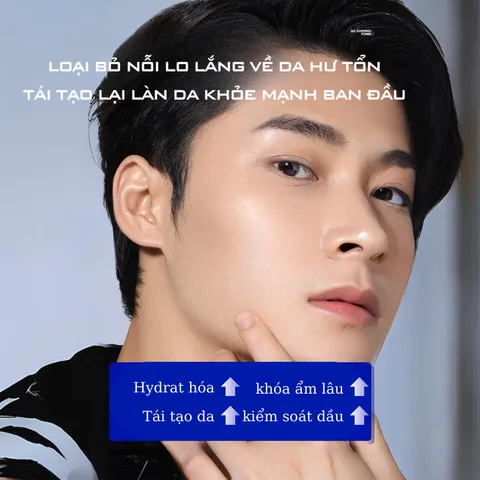 Nước Cân Bằng Toner Giàu Khoáng Dành Cho Da Dầu Unisex Blueman 100ml - Làm Dịu Da, Cấp Ẩm Tối Ưu, Chống Lão Hóa