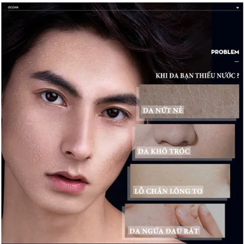 Nước Cân Bằng Toner Giàu Khoáng Dành Cho Da Dầu Unisex Blueman 100ml - Làm Dịu Da, Cấp Ẩm Tối Ưu, Chống Lão Hóa