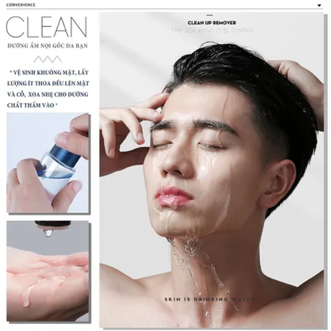 Nước Cân Bằng Toner Giàu Khoáng Dành Cho Da Dầu Unisex Blueman 100ml - Làm Dịu Da, Cấp Ẩm Tối Ưu, Chống Lão Hóa