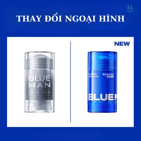 Mặt Nạ Đất Sét Blueman 40g - Làm Sạch Sâu, Giảm Mụn, Mờ Thâm Từ Thiên Nhiên - Chăm Sóc Da Mặt Hiệu Quả