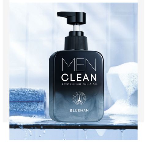 Sữa Rửa Mặt Nam Da Dầu Trắng Da Ngừa Mụn Dưỡng Da Thương Hiệu Blueman Men Clean Dạng Gel 200g